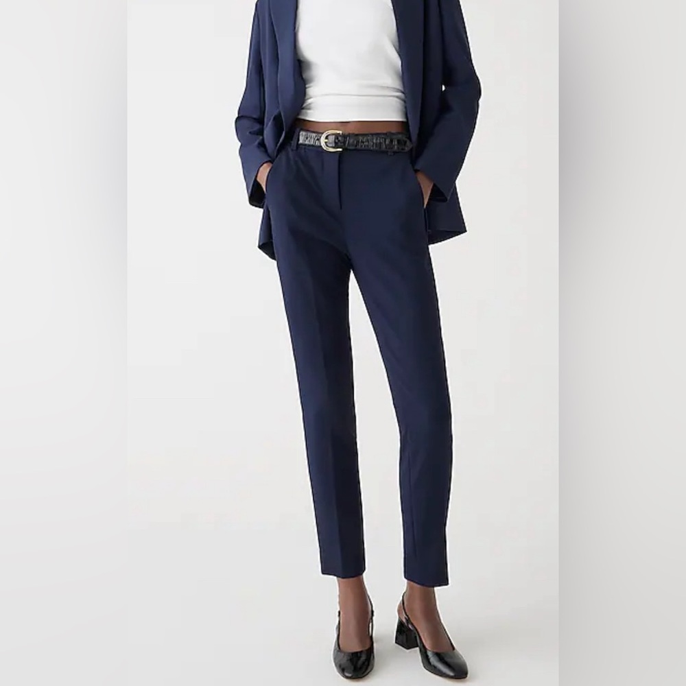 J.Crew ladies Cameron pant, navy, size 6